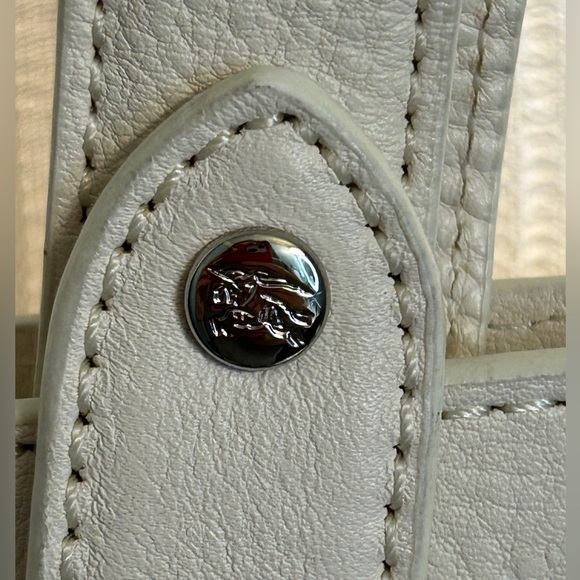 Burberry Stonewell Leather & Canvas Tote - Picture 8 of 16